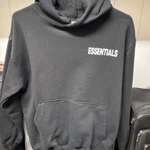Essentials Classic Black Hoodie
